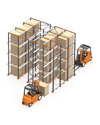 Drive Through Pallet Racking System