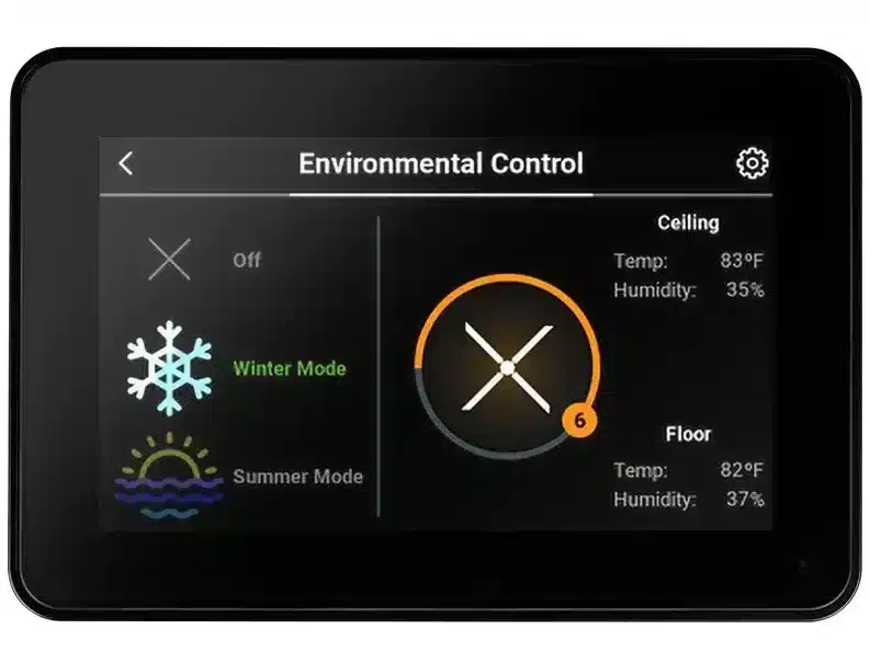 Industrial HVLS Fan digital control panel