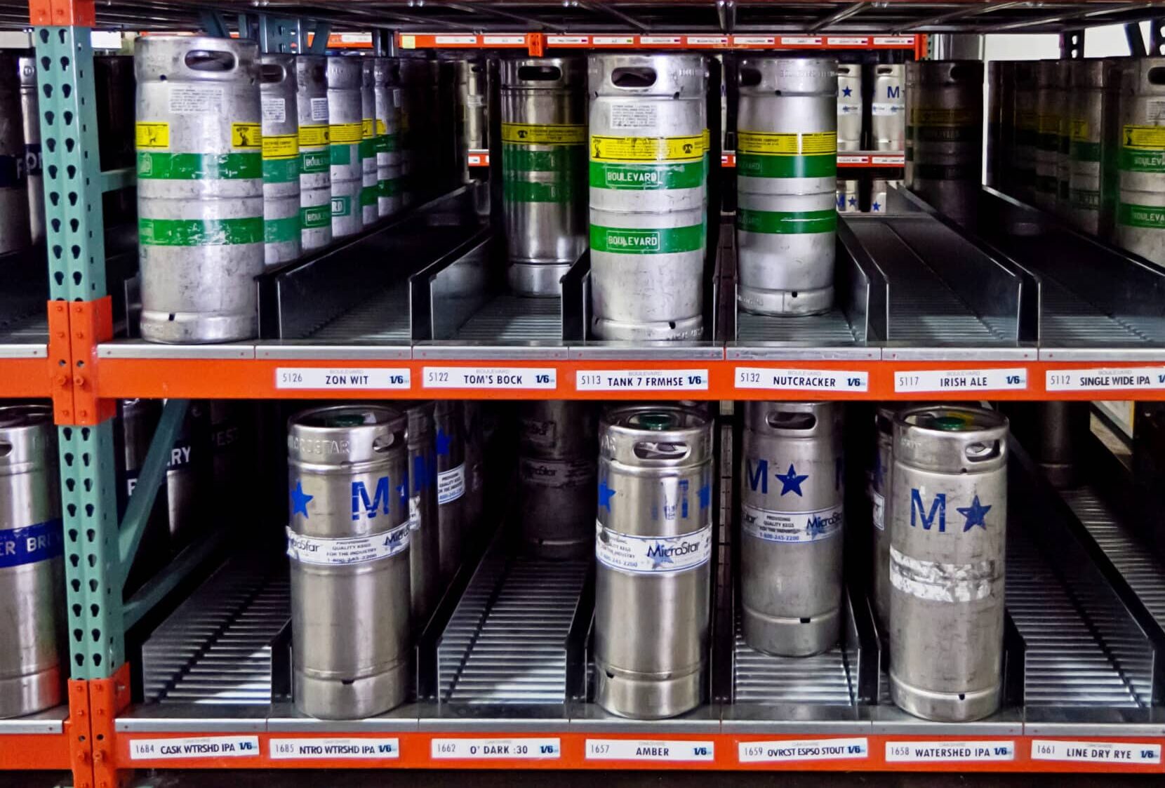 Keg Storage Racking Keg Flow Racks | Keg Storage Systems